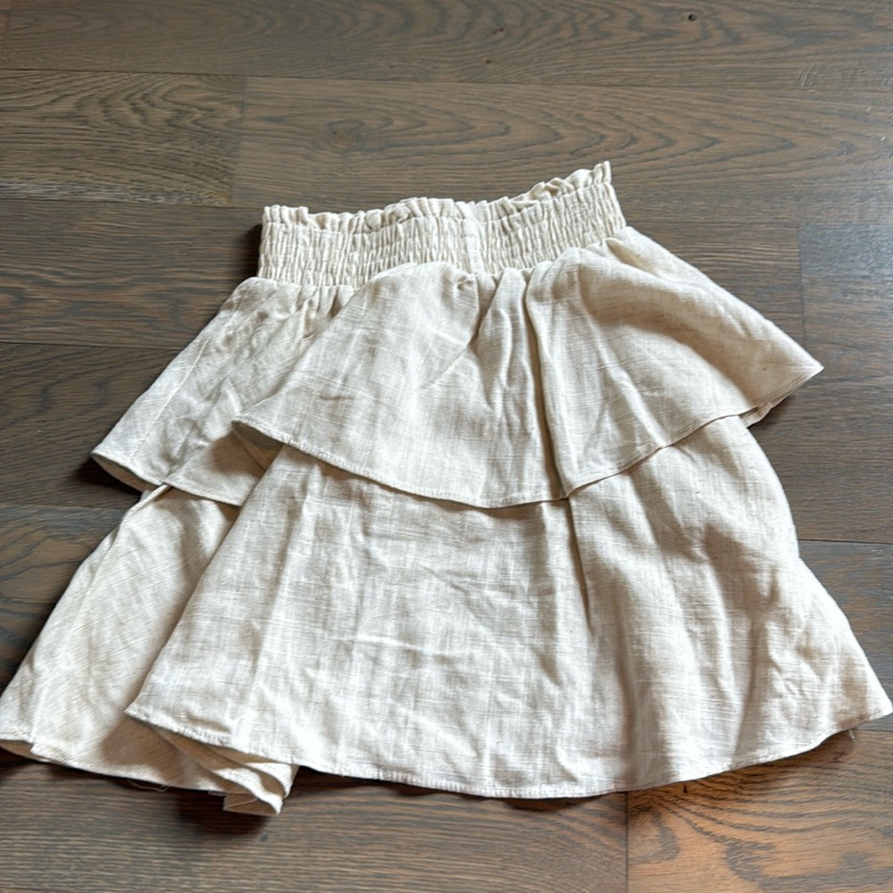 Princess polly beige mini skirt